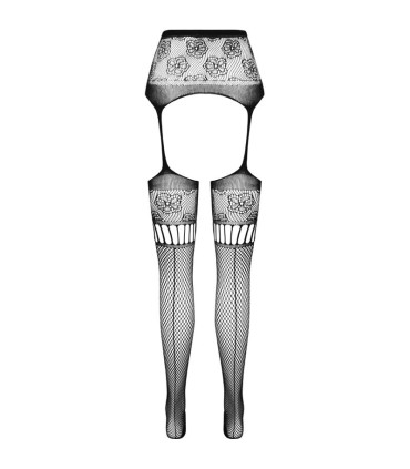 PASSION S030 MEDIAS CON LIGUERO NEGRO TALLA UNICA