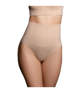 BYE BRA FAJA SIN COSTURAS ESTILO TANGA BEIGE TALLA S