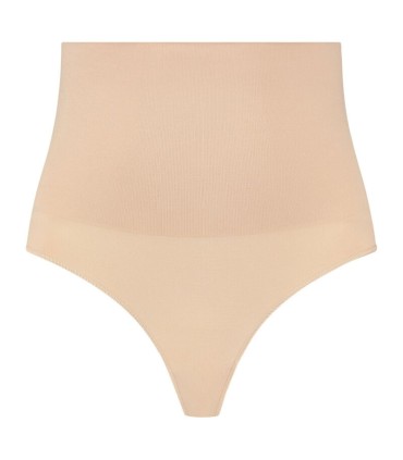 BYE BRA FAJA SIN COSTURAS ESTILO TANGA BEIGE TALLA M