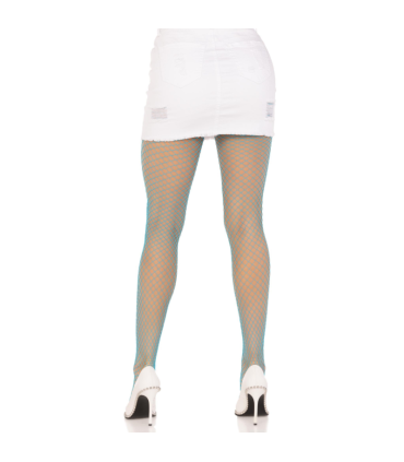 LEG AVENUE PANTIMEDIAS REJILLA LYCRA AZUL