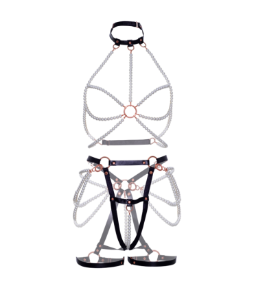 LEG AVENUE ARNES SUJETADOR LIGA PERLA S