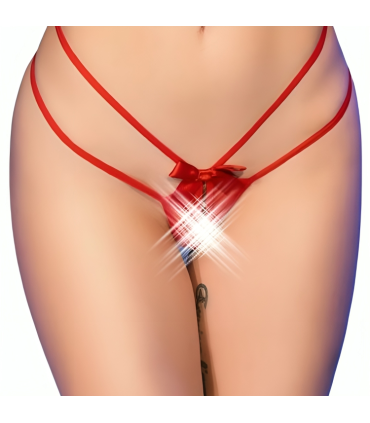 CHILIROSE CR 4695 BABYDOLL TANGA CROTCHLESS ROJO S M