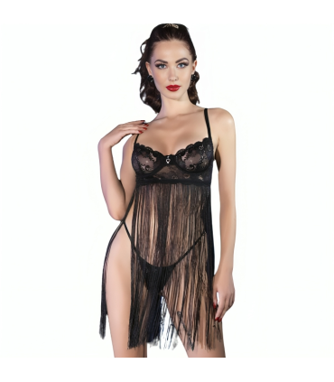CHILIROSE CR 4496 BABYDOLL NEGRO L XL