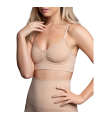 BYE-BRA - MEDIUM CONTROL SUJETADOR SIN COSTURAS NEGRO TALLA S