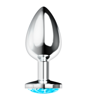 OHMAMA PLUG ANAL CON CRISTAL AZUL L