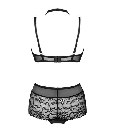 LIVCO CORSETTI FASHION LINERA FOR THE SENSES COLLECTION SUJETADOR PANTY NEGRO S M