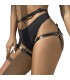 SUBBLIME ARNES CINTURA Y PIERNAS CUERO NEGRO TALLA UNICA