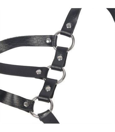 SUBBLIME ARNES DE CUERPO CORREAS AJUSTABLE CUERO NEGRO TALLA UNICA