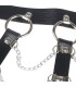 SUBBLIME ARNES DE PECHO CADENAS CUERO NEGRO TALLA UNICA