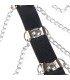 SUBBLIME ARNES DE PECHO CADENAS CUERO NEGRO TALLA UNICA