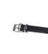 SUBBLIME CINTURON DE CADENAS ANILLAS CUERO NEGRO TALLA UNICA