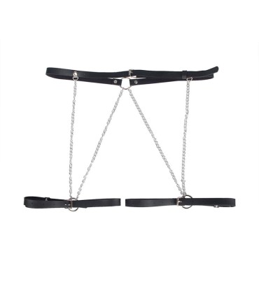 SUBBLIME ARNES FORMA CINTURON CUERO NEGRO TALLA UNICA