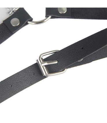 SUBBLIME ARNES FORMA CINTURON CUERO NEGRO TALLA UNICA