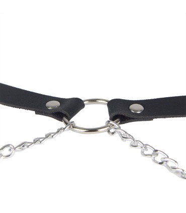 SUBBLIME ARNES FORMA CINTURON CUERO NEGRO TALLA UNICA