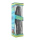 SEVEN CREATIONS VINIL P SHAPE VIBRATOR BLACK PENE 20 CM