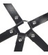SUBBLIME ARNES DE PECHO ANILLAS DE CUERO NEGRO TALLA UNICA
