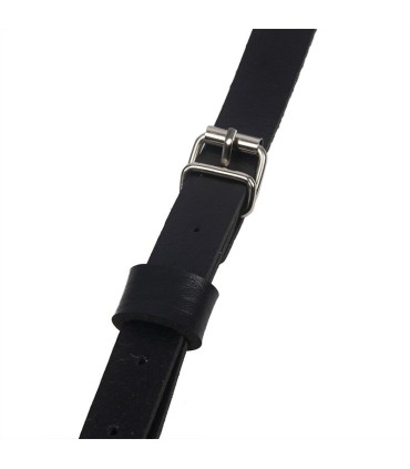 SUBBLIME ARNES DE PECHO ANILLAS DE CUERO NEGRO TALLA UNICA