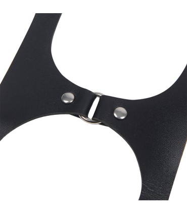 SUBBLIME ARNES CUERPO ENTERO CON HEBILLAS CUERO NEGRO TALLA UNICA