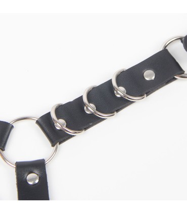 SUBBLIME ARNES CINTURON Y LIGA DETALLE ANILLAS Y CADENA TALLA UNICA