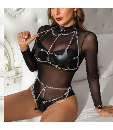 SUBBLIME ARNES CUERPO ENTERO ESTRELLA DETALLE CADENA TALLA UNICA