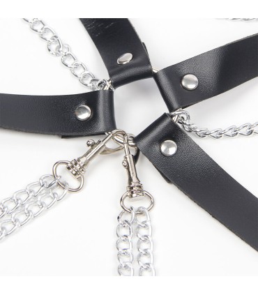 SUBBLIME ARNES SUJETADOR DETALLE CADENAS TALLA UNICA