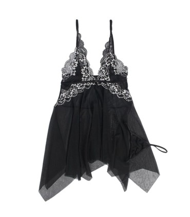 SUBBLIME BABYDOLL TELA TUL PECHO ENCAJE L XL