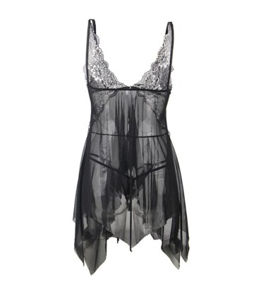 SUBBLIME BABYDOLL TELA TUL PECHO ENCAJE L XL