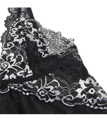 SUBBLIME BABYDOLL TELA TUL PECHO ENCAJE L XL