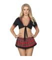 SUBBLIME - DISFRAZ DE COLEGIALA SEXY CON TOP S/M