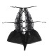 SUBBLIME TEDDY CUELLO HALTER ESPALDA DESCUBIERTA ENCAJE NEGRO L XL
