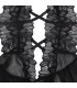 SUBBLIME TEDDY CUELLO HALTER ESPALDA DESCUBIERTA ENCAJE NEGRO L XL