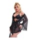 SUBBLIME BATA TELA TRANSPARENTE DETALLE ENCAJE NEGRO L XL