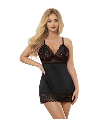 SUBBLIME BABYDOLL CON ESTAMPADO FLORAL PECHO NEGRO L XL