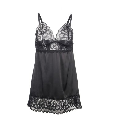 SUBBLIME BABYDOLL CON ESTAMPADO FLORAL PECHO NEGRO L XL