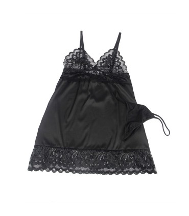 SUBBLIME BABYDOLL CON ESTAMPADO FLORAL PECHO NEGRO L XL