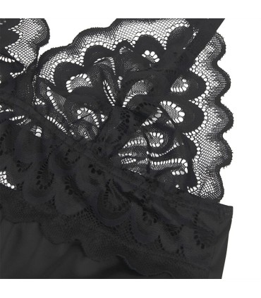 SUBBLIME BABYDOLL CON ESTAMPADO FLORAL PECHO NEGRO L XL