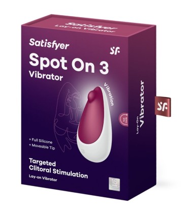 SATISFYER SPOT ON 3 ESTIMULADOR DE CLITORIS ROJO