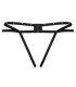 LIVCO CORSETTI FASHION NOMADE TANGA CROTCHLESS NEGRO S M