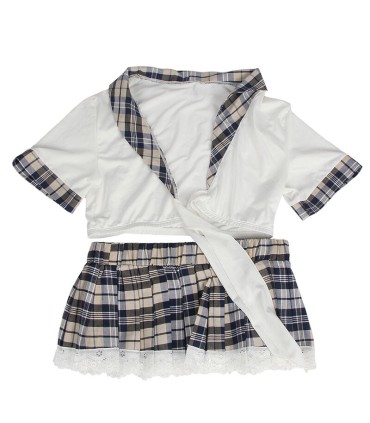 SUBBLIME DISFRAZ DE COLEGIALA SEXY TOP Y FALDA L XL