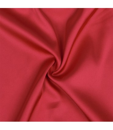 SUBBLIME BABYDOLL SATINADO CON ENCAJE ROJO S M