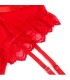 SUBBLIME TEDDY CON LIGA DETALLE ENCAJE Y TIRAS ROJO L XL