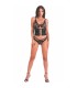 LIVCO CORSETTI FASHION CINEX ATLANTIN LC 90704 SET TRES PIEZAS NEGRO L XL
