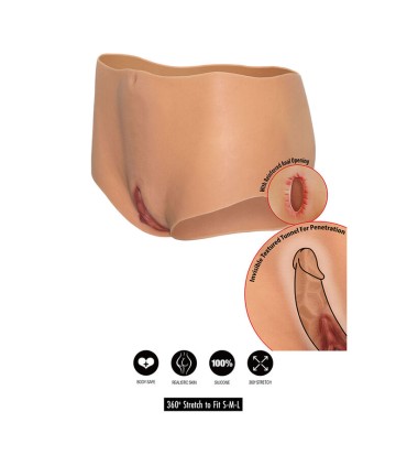 HIDDEN DESIRE ALTER EGO BRAGA VAGINA Y ANO ABIERTA CINTURA MEDIA NATURAL