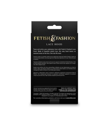 NS NOVELTIES FETISH FASHION PASAMONTANAS DE ENCAJE NEGRO