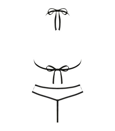 LIVCO CORSETTI FASHION JIMENA LC 20216 SUJETADOR TANGA NEGRO TALLA UNICA