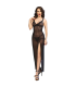 CHILIROSE CR 4723 BABYDOLL LARGO TANGA NEGRO M