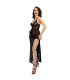 CHILIROSE CR 4723 BABYDOLL LARGO TANGA NEGRO M