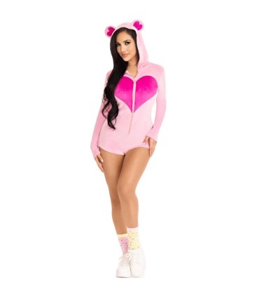 LEG AVENUE BODY OSITO TERCIOPELO ROSA M