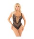 LEG AVENUE BODY DE REJILLA CON DIAMANTES NEGRO TALLA UNICA