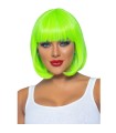 LEG AVENUE - PELUCA BOB FLUORESCENTE VERDE NEON